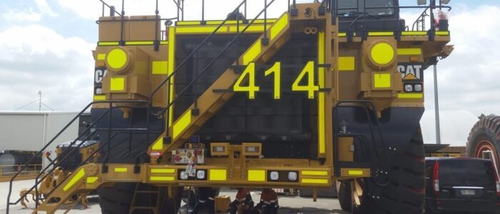 mine signs reflective number call id reflective tape fyg