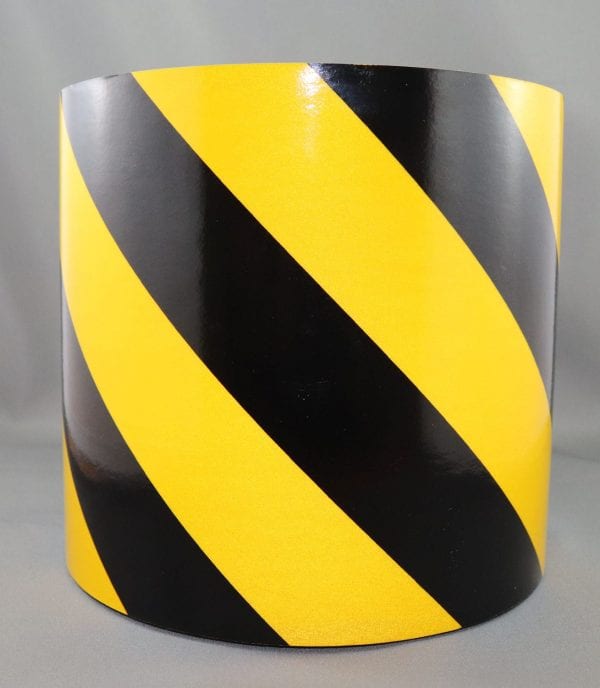 3m yellow/black class 2 3200 series reflective tape left