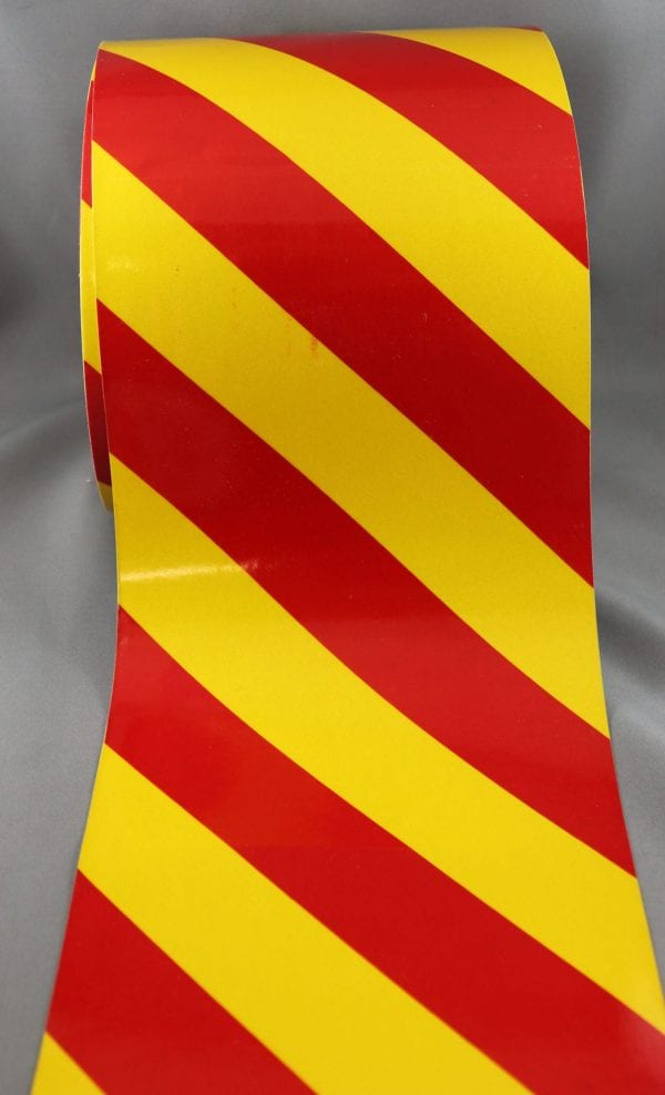 3m yellow/red class 2 3200 series reflective tape right