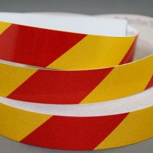 3M-3200-Series-Yellow-Red-Reflective-Tape-25mm