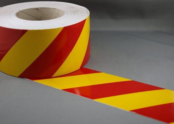 3M-3200-Series-Yellow-Red-Reflective-Tape-75mm