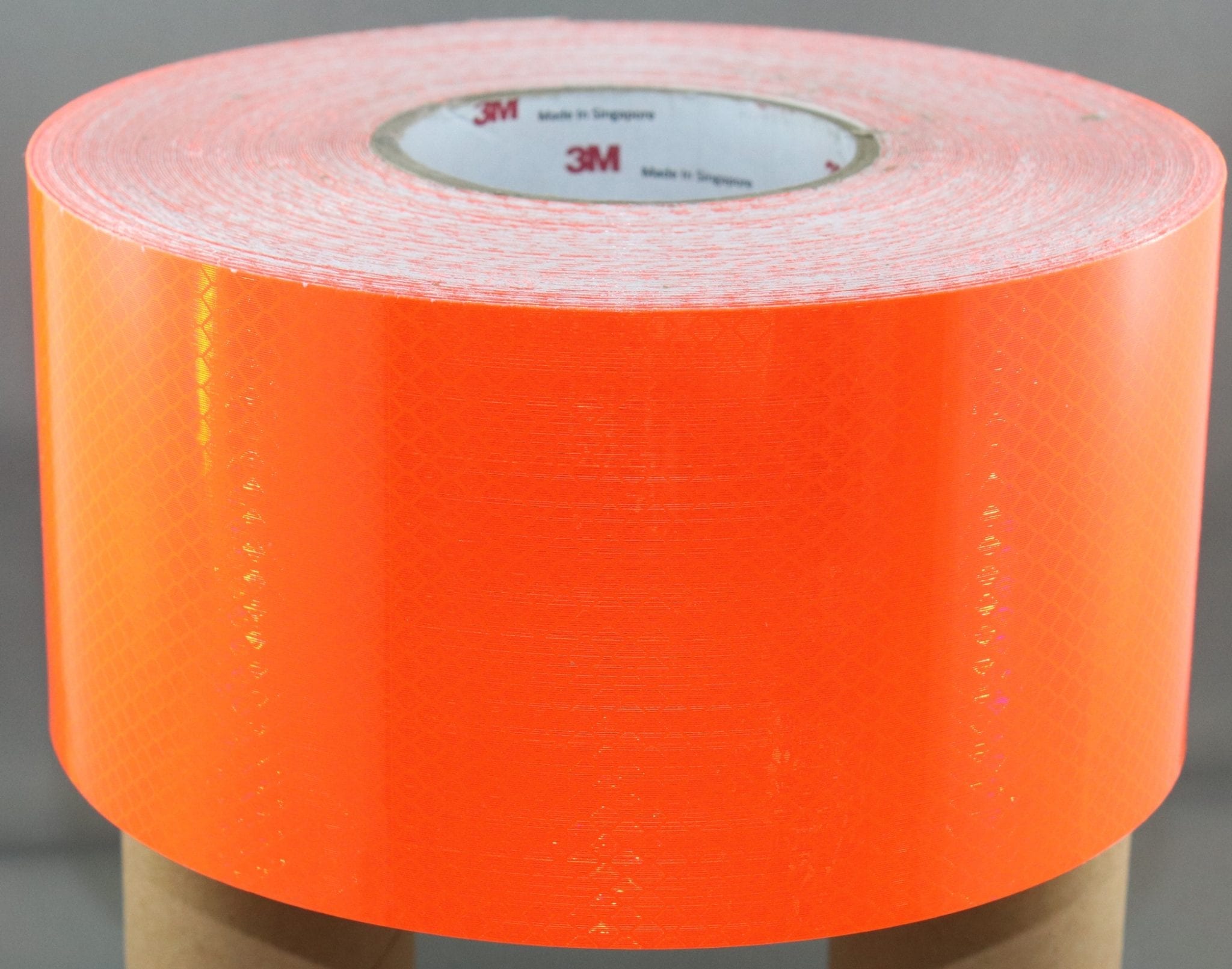 reflective tape fluoro orange 100mm