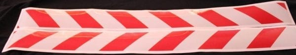 left right kit reflective class 2 tape 3m red white