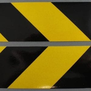 class 2 reflective tape kit 3200 series yellow black kit left right