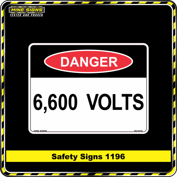 Danger 6,600 Volts