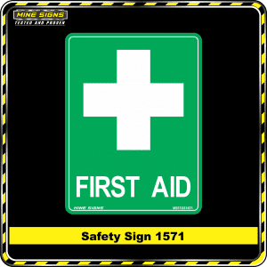 Emergency First Aid (Safety Sign 1571)