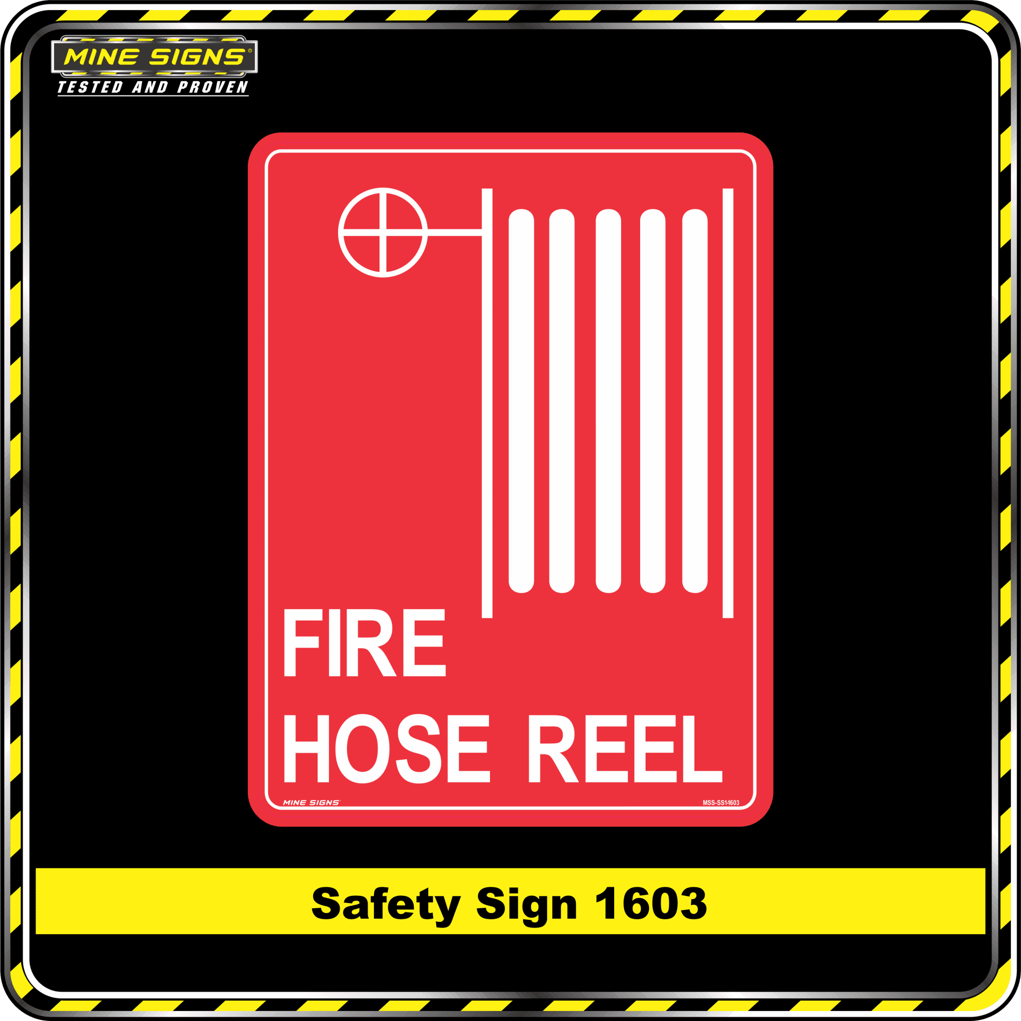 Fire Hose Reel (Safety Sign 1603)