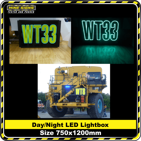 Day/Night LED Light Box 750mm x 1200mm