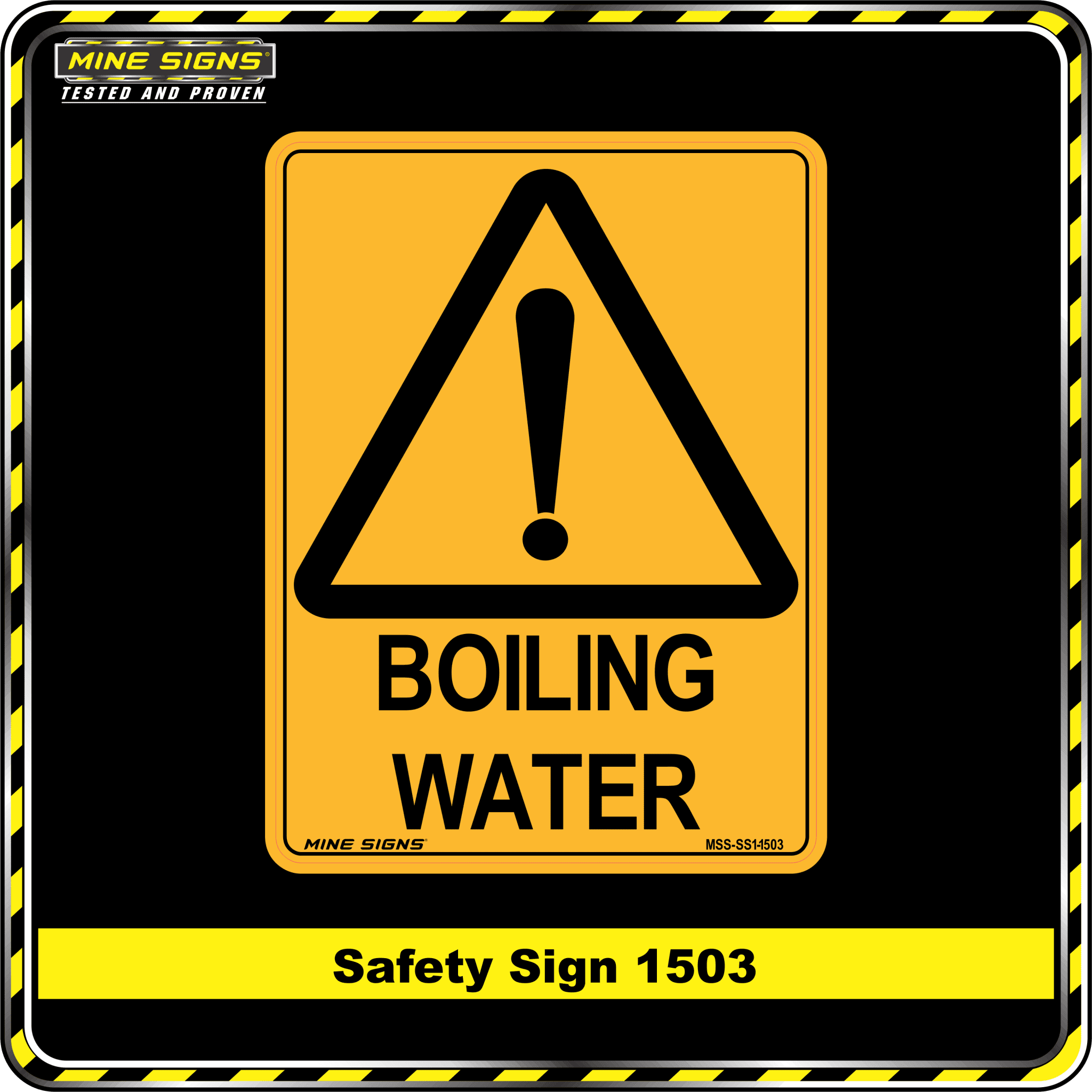 Warning Boiling Water