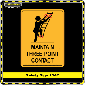 Warning Maintain Three Point Contact
