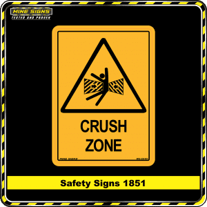 Warning Crush Zone