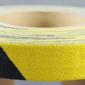 Heavy Duty (Industrial Grade) Yellow/Black Anti Slip Grip Tape Aluminium Backing