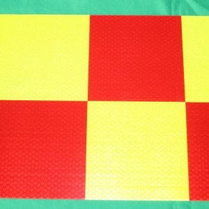 3m fluoro yellow green fyg red chequered checkered diamond grade class 1 reflective tape
