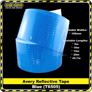 avery blue t6505 class 1 reflective tape