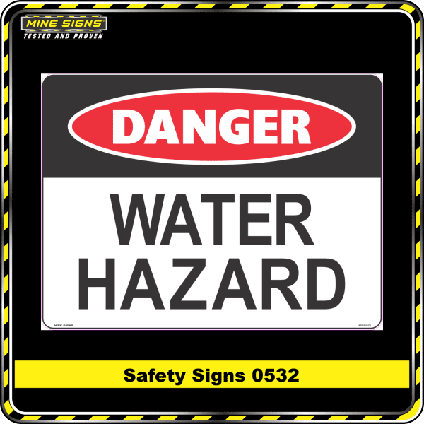 danger water hazard
