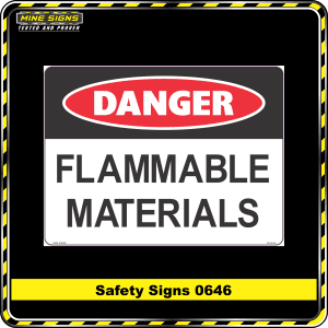 danger flammable materials