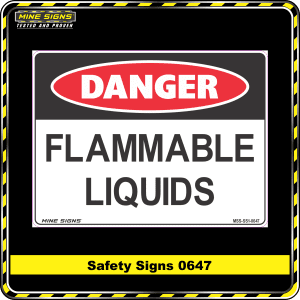 danger flammable liquids