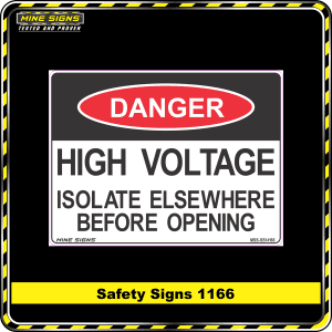 danger high voltage isolate elsewhere before removing cover
