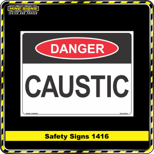danger caustic