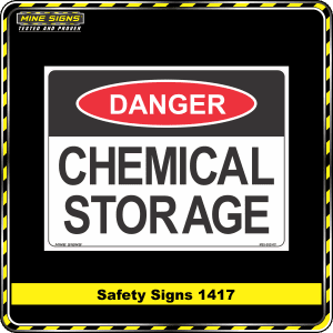 danger chemical storage