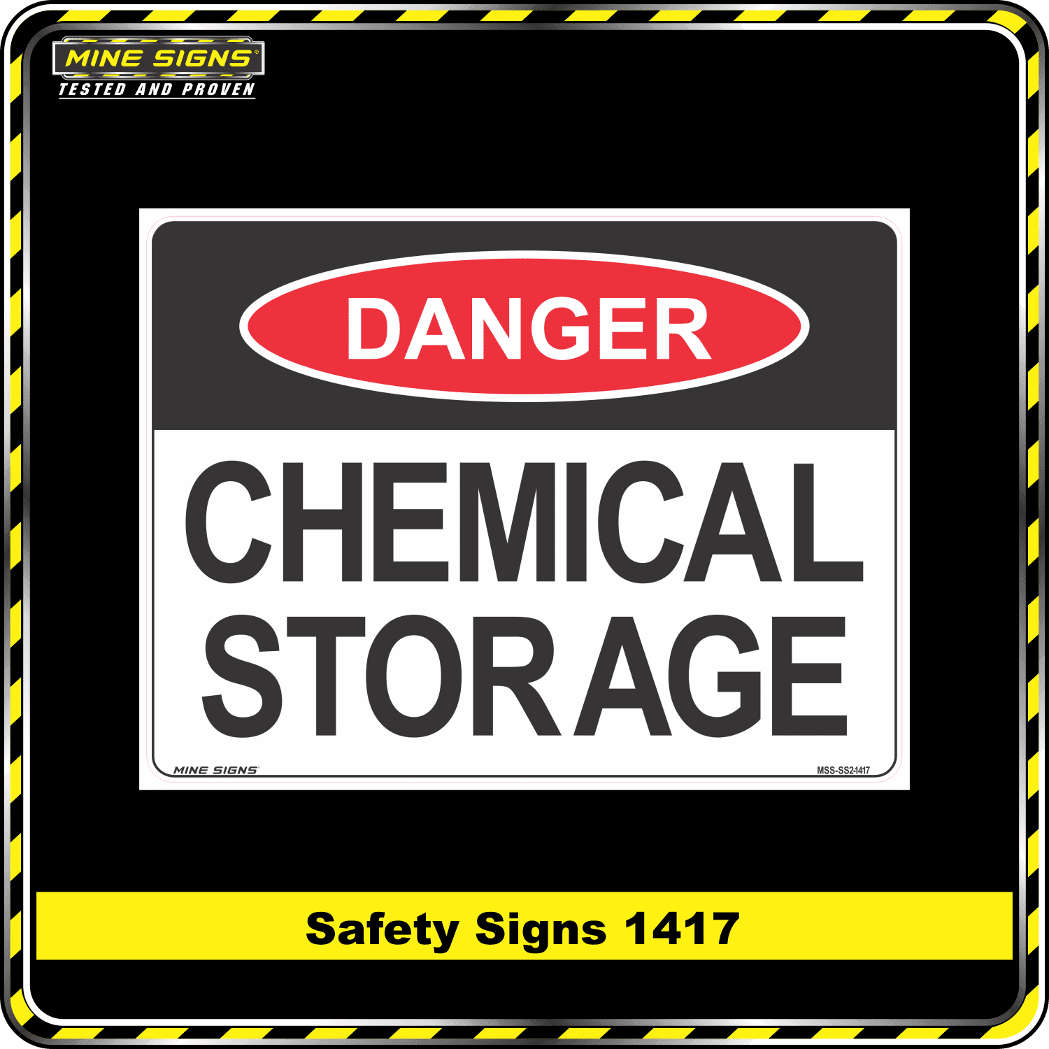danger chemical storage