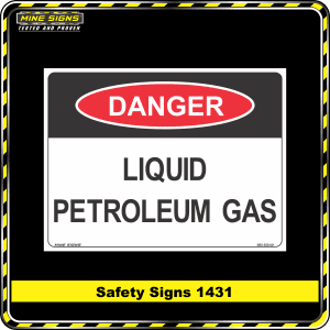 danger liquid petroleum gas