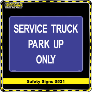 service truck park up only