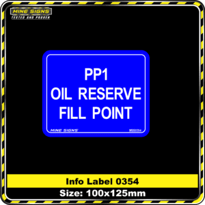 PP1 Oil Reserve Fill Point
