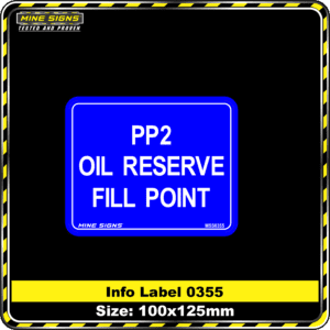 PP2 Oil Reserve Fill Point