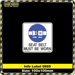 Seat Belt Must Be Worn
