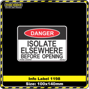 Isolate Elsewhere Before Opening