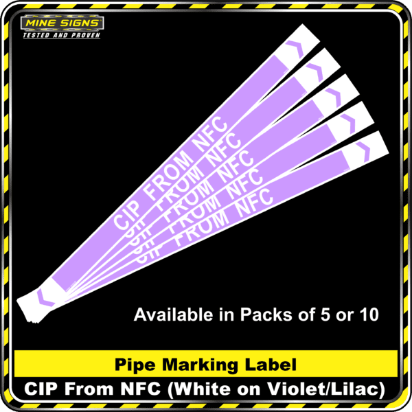 MS - Pipe Markers - CIP From NFC