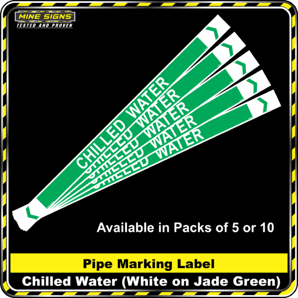 MS - Pipe Markers - Chilled Water