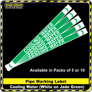 MS - Pipe Markers - Cooling Water
