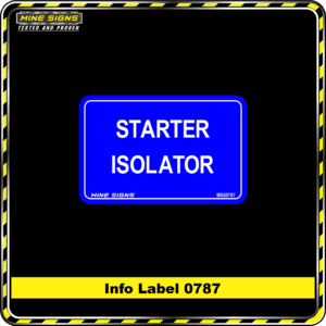 MS - Info Labels in Draft on Website - STarter Isolator 0787
