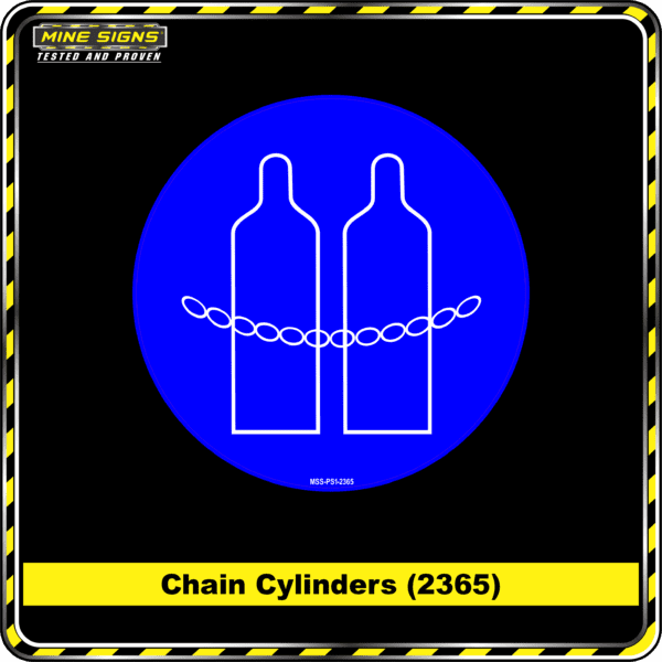 MS - Mandatory Signs - Circles - Chain Cylinders - 2365