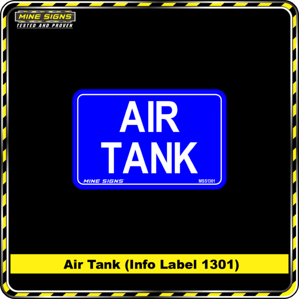 MS - Product Background - Safety Signs - Air Tank 1301