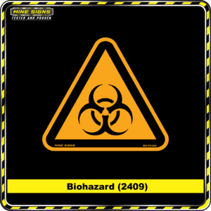 MS - Product Background - Safety Signs - Bio Hazard 2409