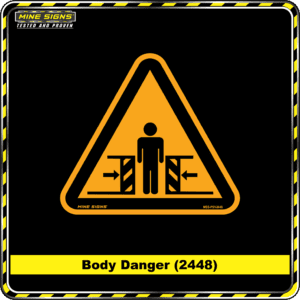 MS - Product Background - Safety Signs - Body Danger 2448