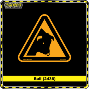 MS - Product Background - Safety Signs - Bull 2436