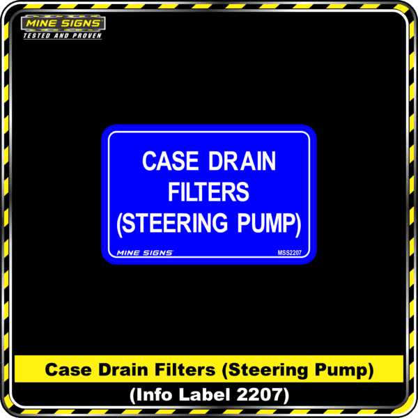 MS - Product Background - Safety Signs - Case Drain Filters 2207