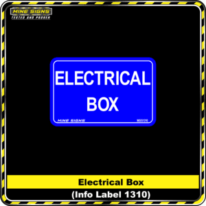 MS - Product Background - Safety Signs - Electrical Box 1310