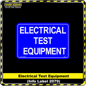 MS - Product Background - Safety Signs - Electrical Test Equipment 2079