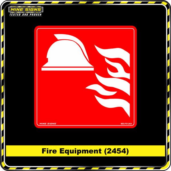 MS - Product Background - Safety Signs - Fire Equipment 2454