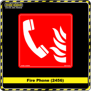 MS - Product Background - Safety Signs - Fire Phone 2456