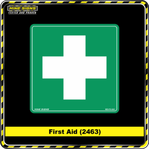 MS - Product Background - Safety Signs - First Aid 2463