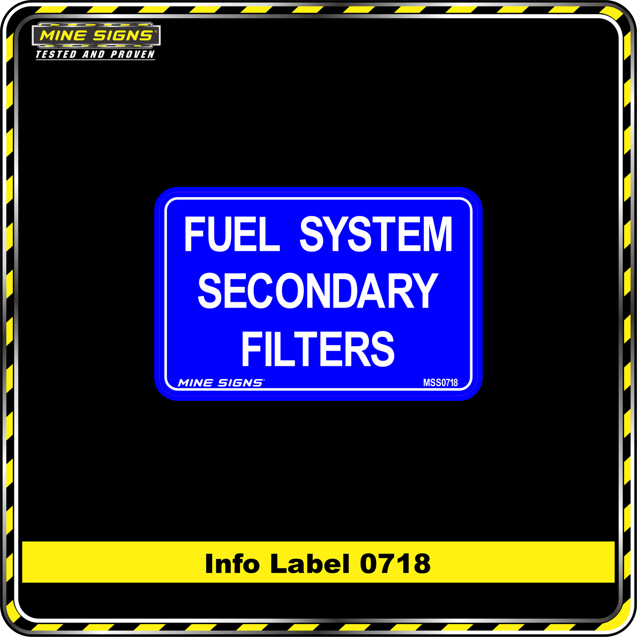 MS - Product Background - Safety Signs - Fuel System Secondary Filters 0718