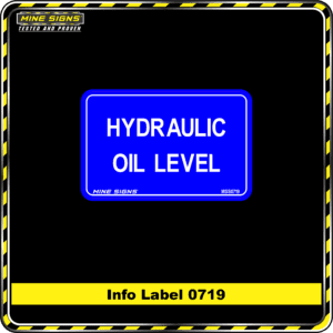 MS - Product Background - Safety Signs - Hydraulic Oil Level 0719