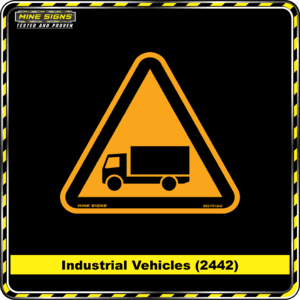 MS - Product Background - Safety Signs - Industrial Vehicles 2442