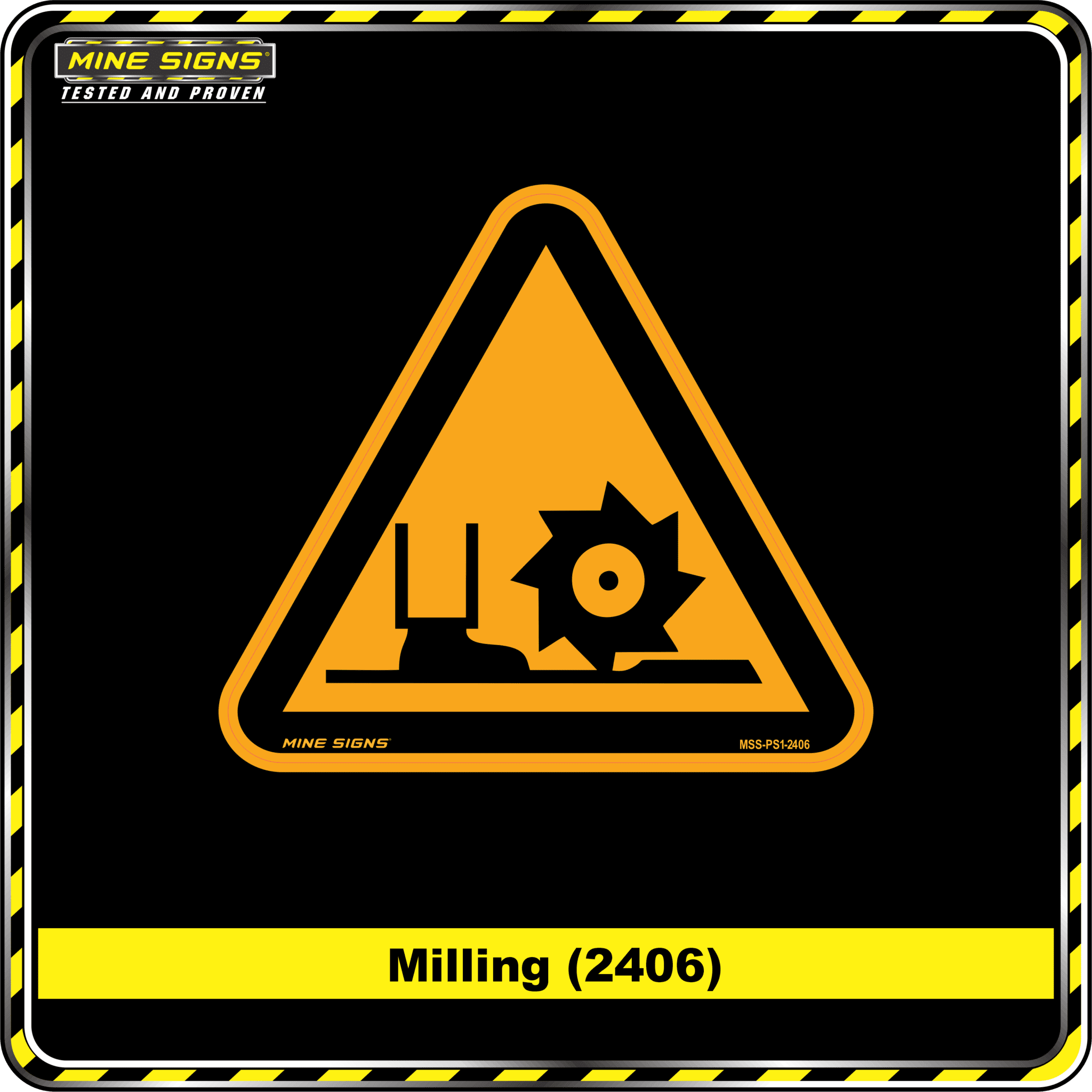 MS - Product Background - Safety Signs - Milling 2406